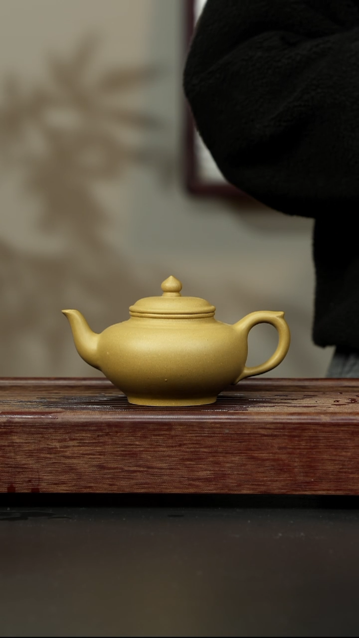 茶壶紫砂黄金段 笑樱