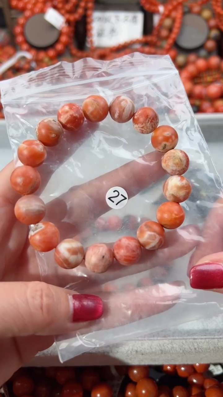 【闪购商品】南红玛瑙手串未镶嵌12