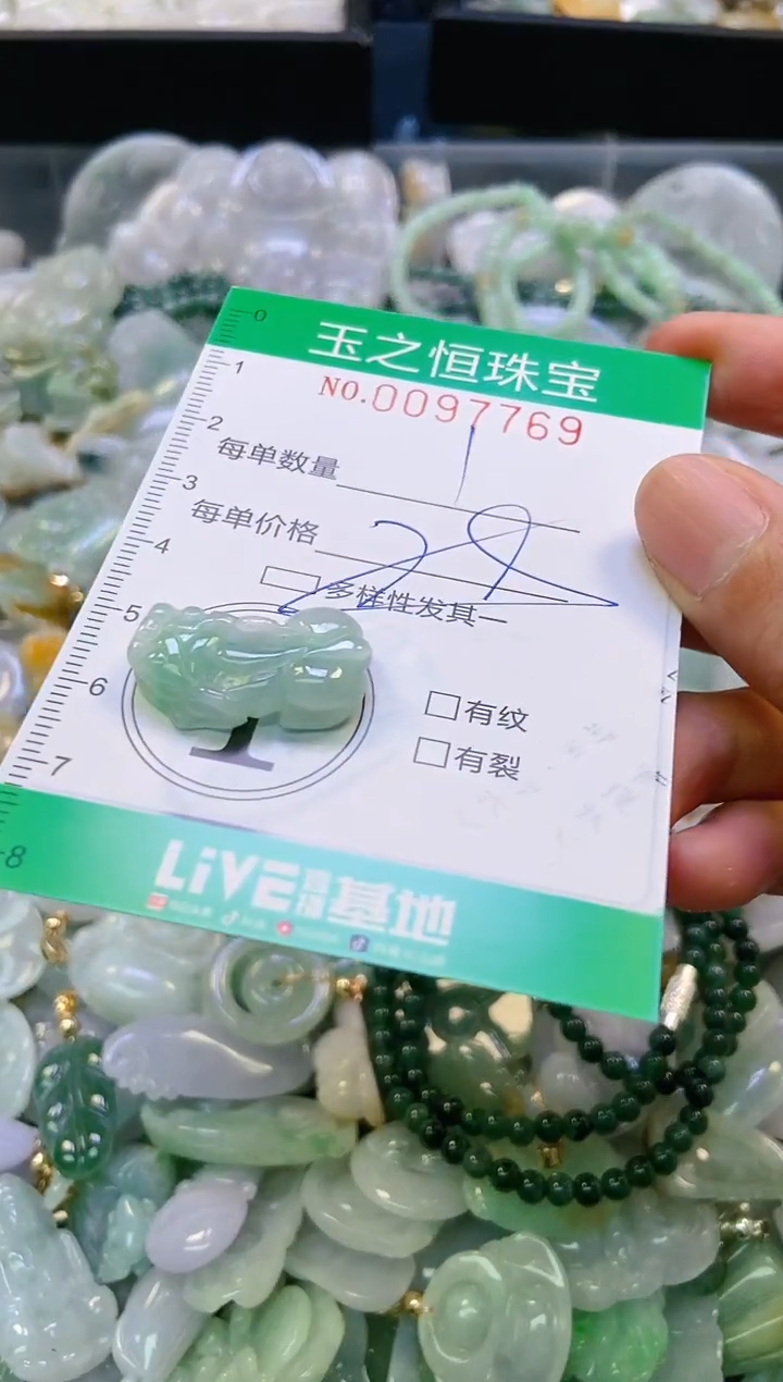 翡翠未镶嵌颈饰闪购0097769多样性发其一