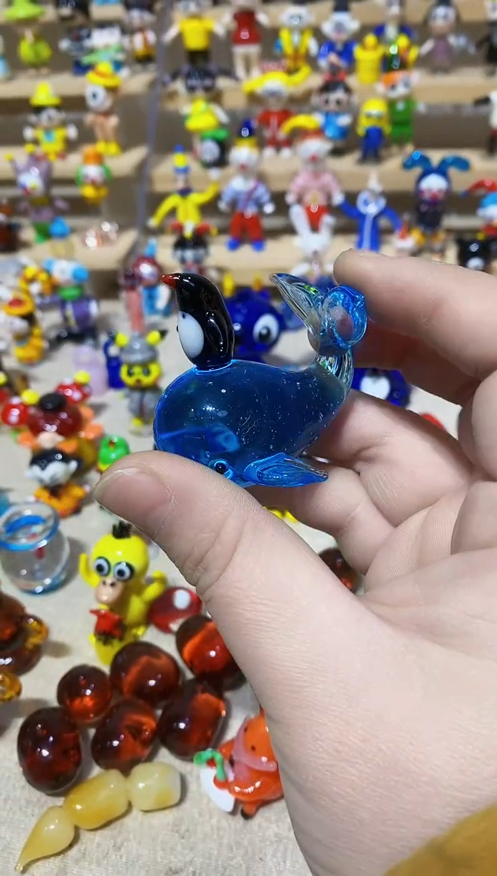 【闪购商品】琉璃手工艺品企鹅鲸鱼