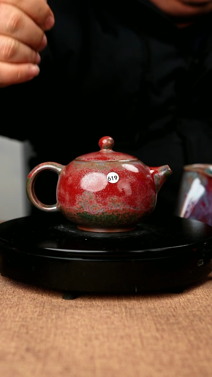 【闪购商品】619#省工一级品原矿钧瓷炉钧釉西施壶