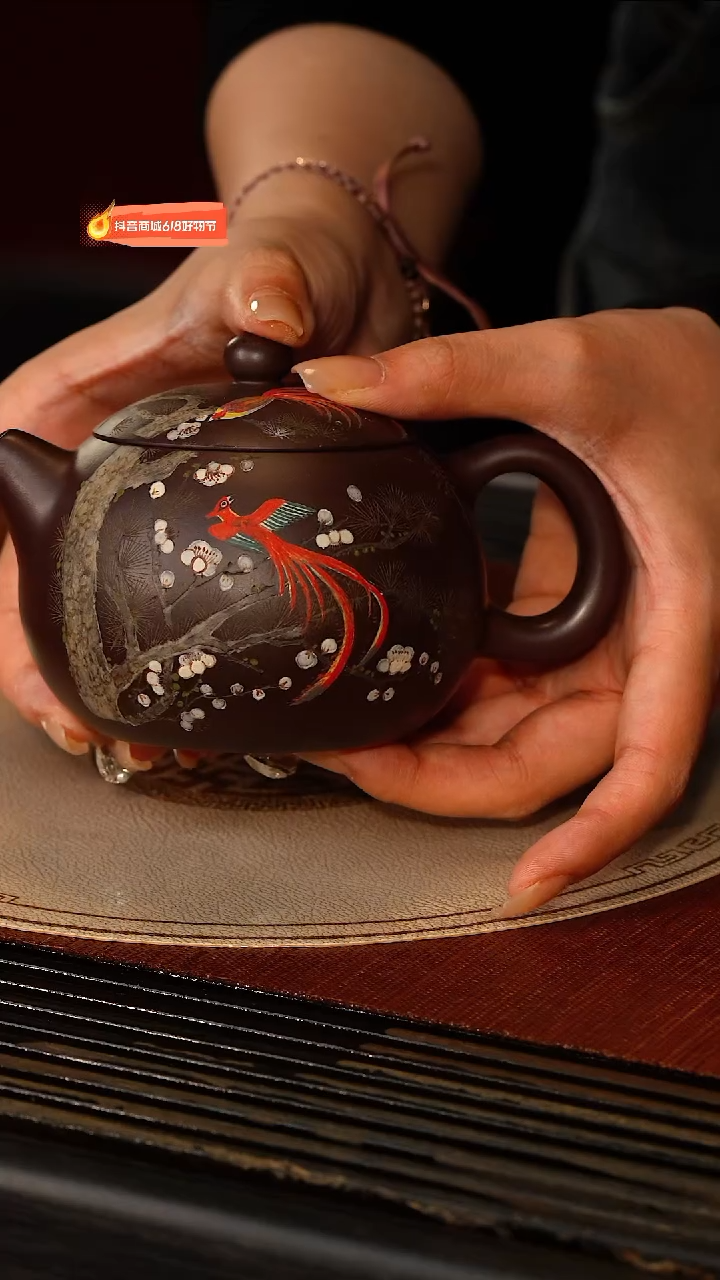 茶壶紫砂宜兴紫砂YJB 黑墩头 西施