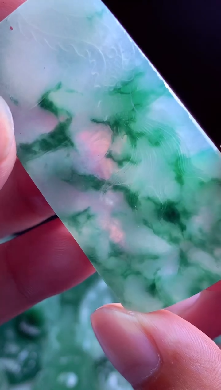 定制翡翠未镶嵌翡翠毛货定制