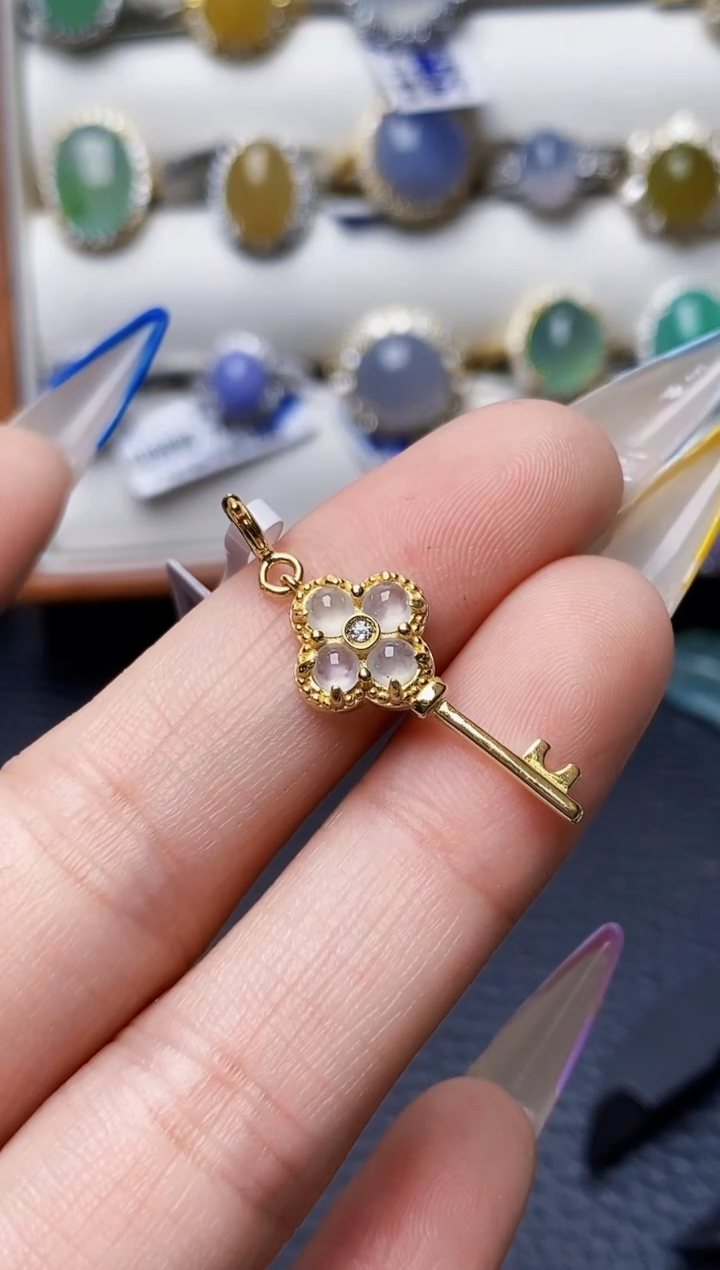 银S925镶嵌戒指翡翠1826