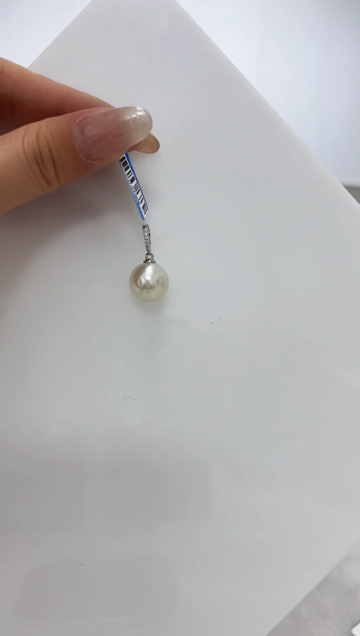 【闪购商品】海水珍珠DA银S925镶嵌吊坠 13 V2862