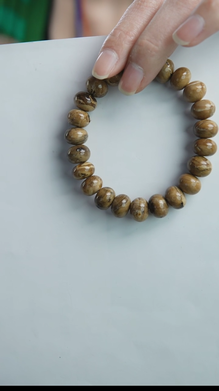 【闪购商品】琥珀（根珀）手链未镶嵌根珀单圈12mm