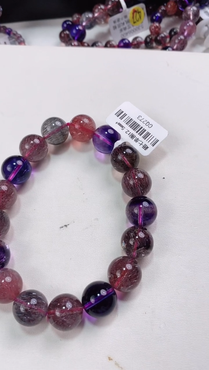 【闪购商品】水晶超七单圈12.5*未镶嵌多人多样性发其一