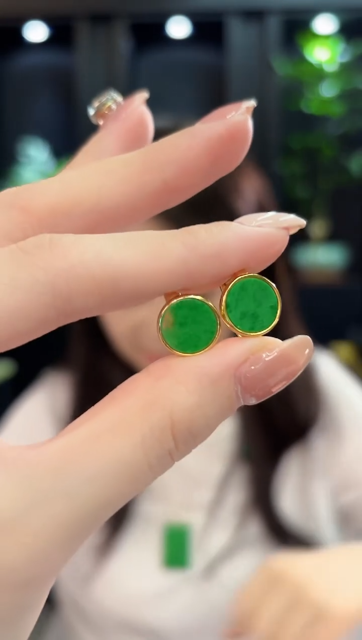 未镶嵌翡翠耳饰缅甸A货/多样性发货/一件