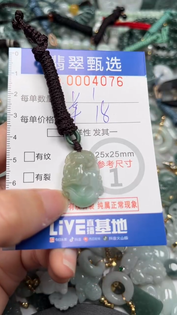 【闪购商品】翡翠颈饰未镶嵌00..4076