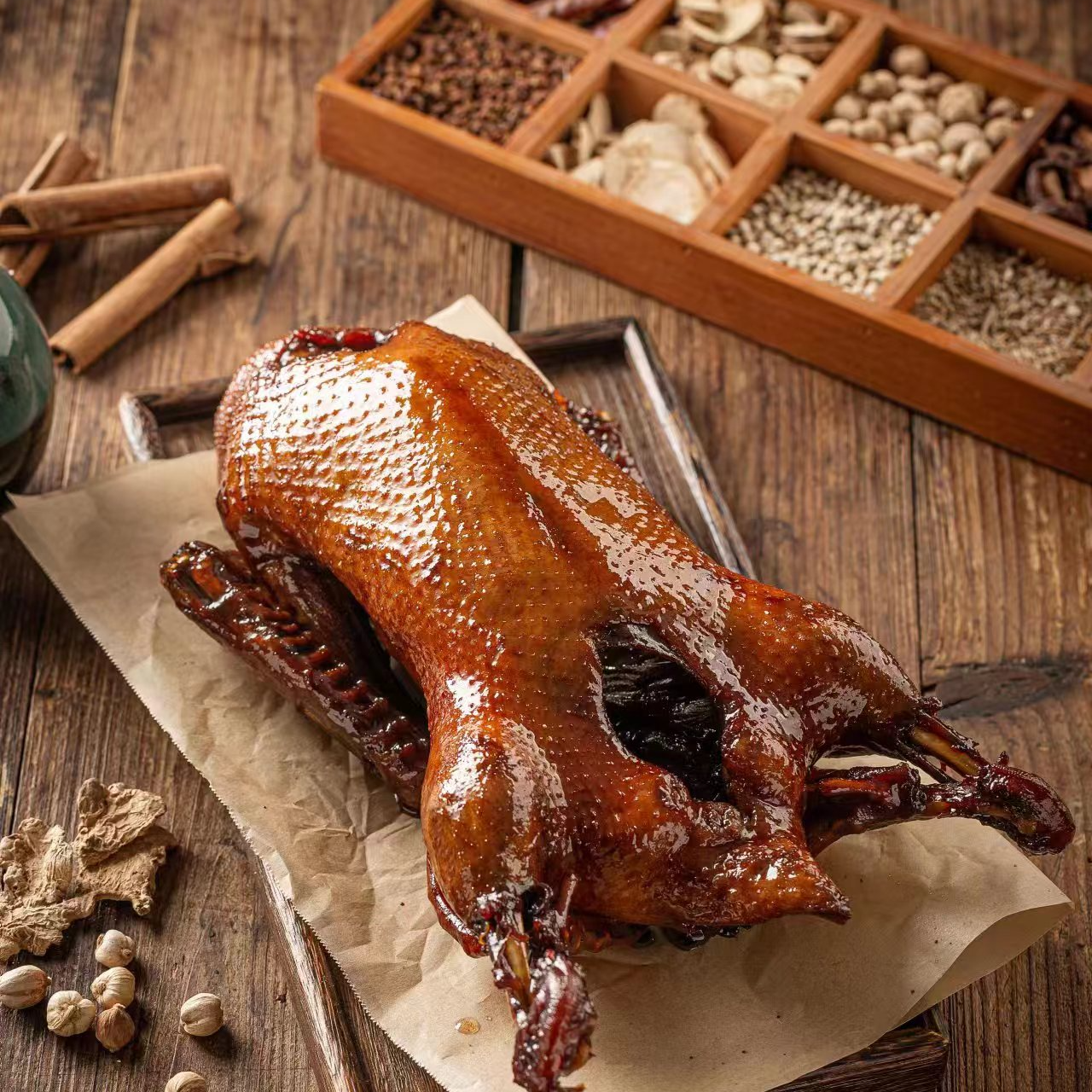 吴震懋门店同款/鲜卤｜招牌古法酱鸭半只500g