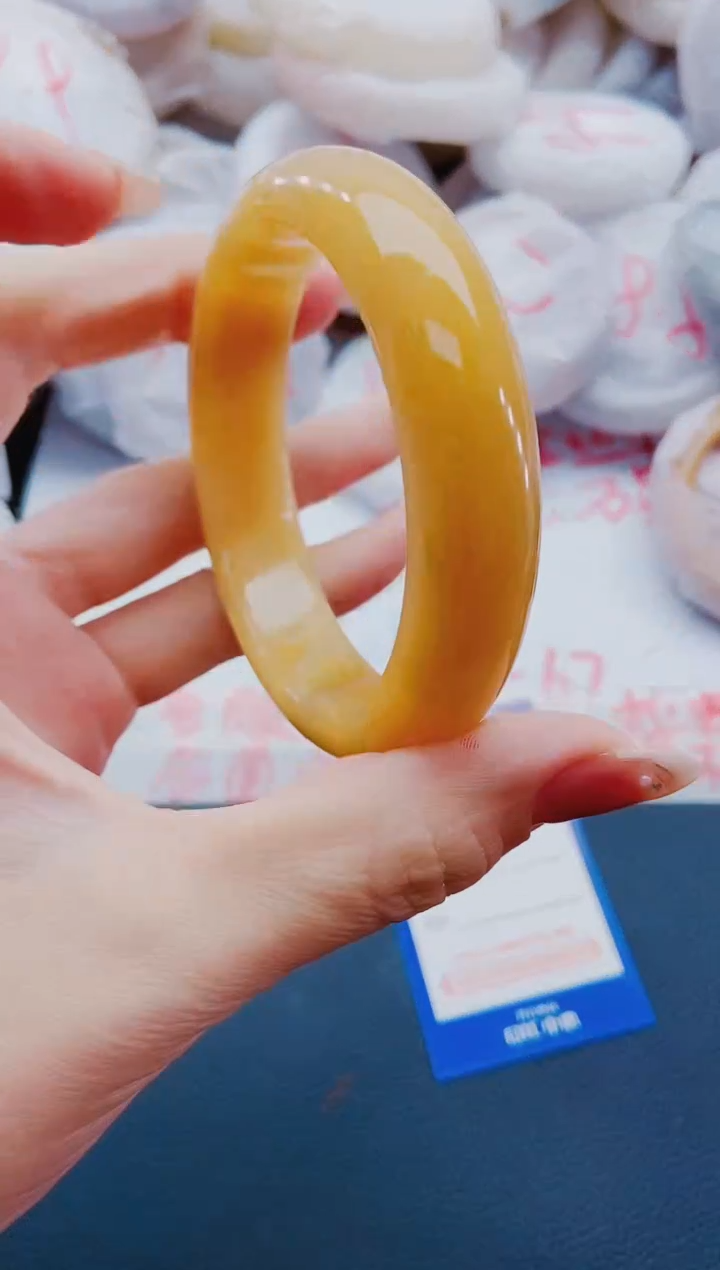 未镶嵌手镯石英质玉L91-58-59