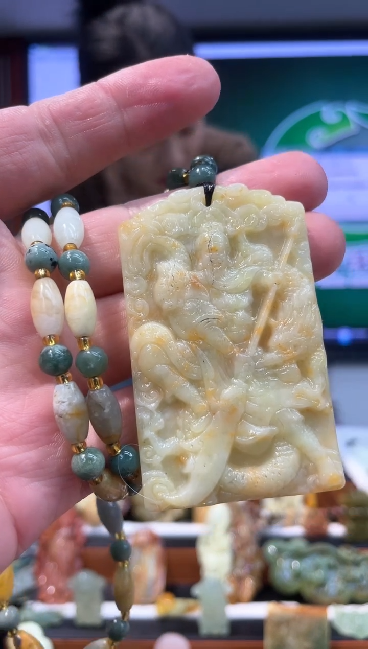 【闪购商品】岫玉吊坠未镶嵌·