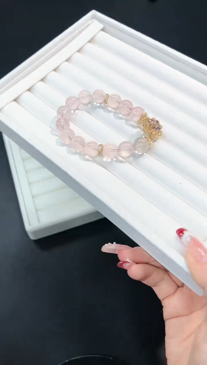 【闪购商品】水晶手串未镶嵌46m多样性发其一/1条默认微瑕