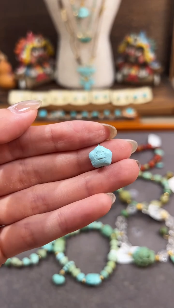 绿松石未镶嵌配饰绿松石配饰