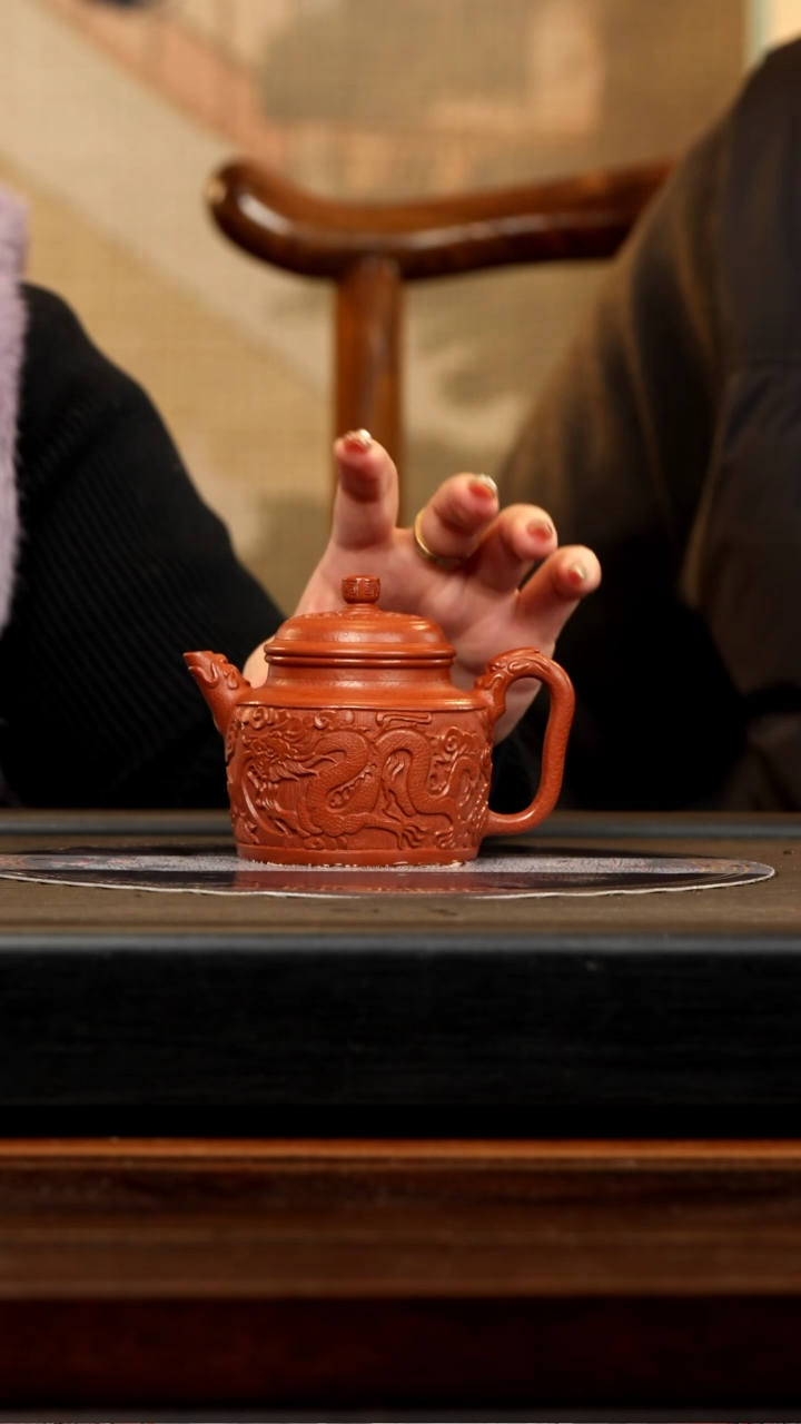 【闪购商品】紫砂茶壶YJB 大红袍  浮雕 
