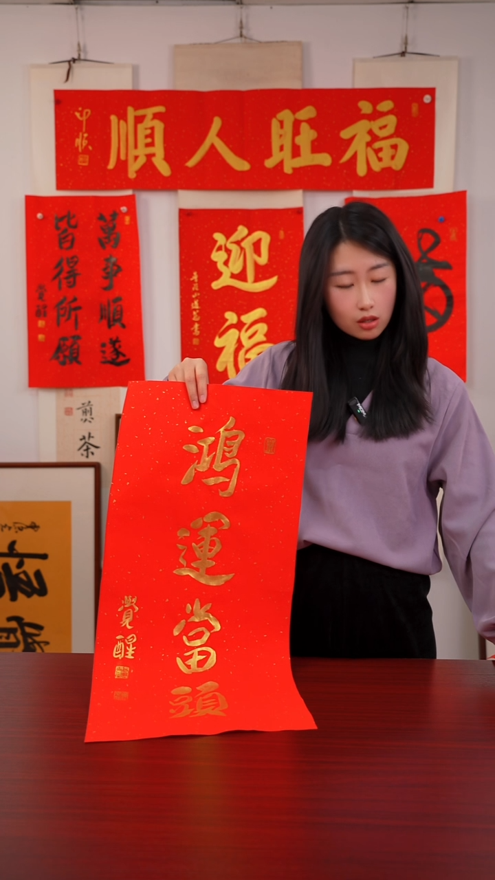 书法j***y《鸿运当头》