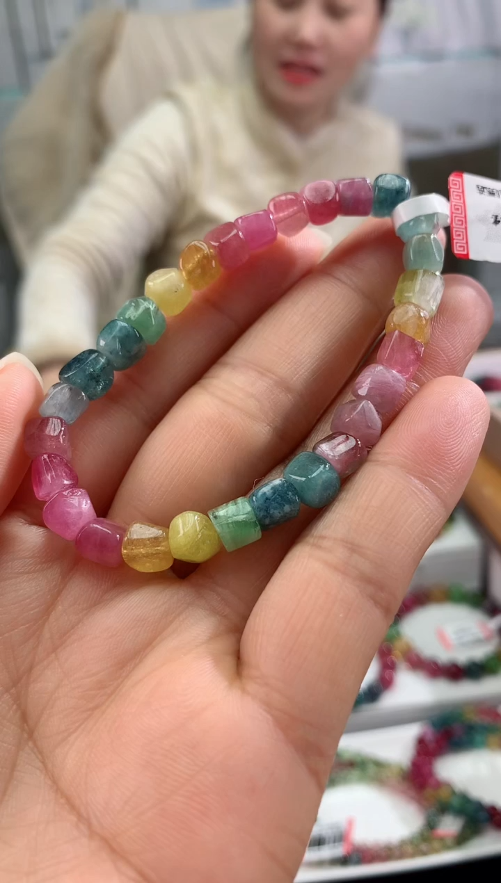 【闪购商品】碧玺手串未镶嵌多样性发一条