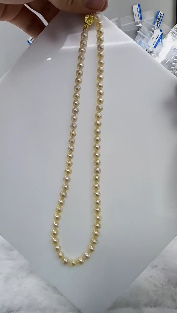 【闪购商品】海水珍珠DA未镶嵌t951 灰珠串8