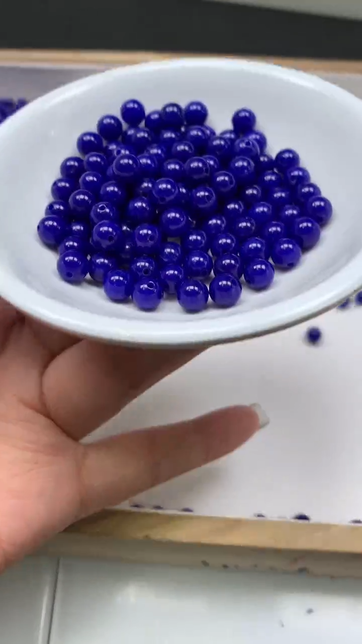 未镶嵌散珠玛瑙/玉髓A1901 青金蓝玛瑙6mm30个6元