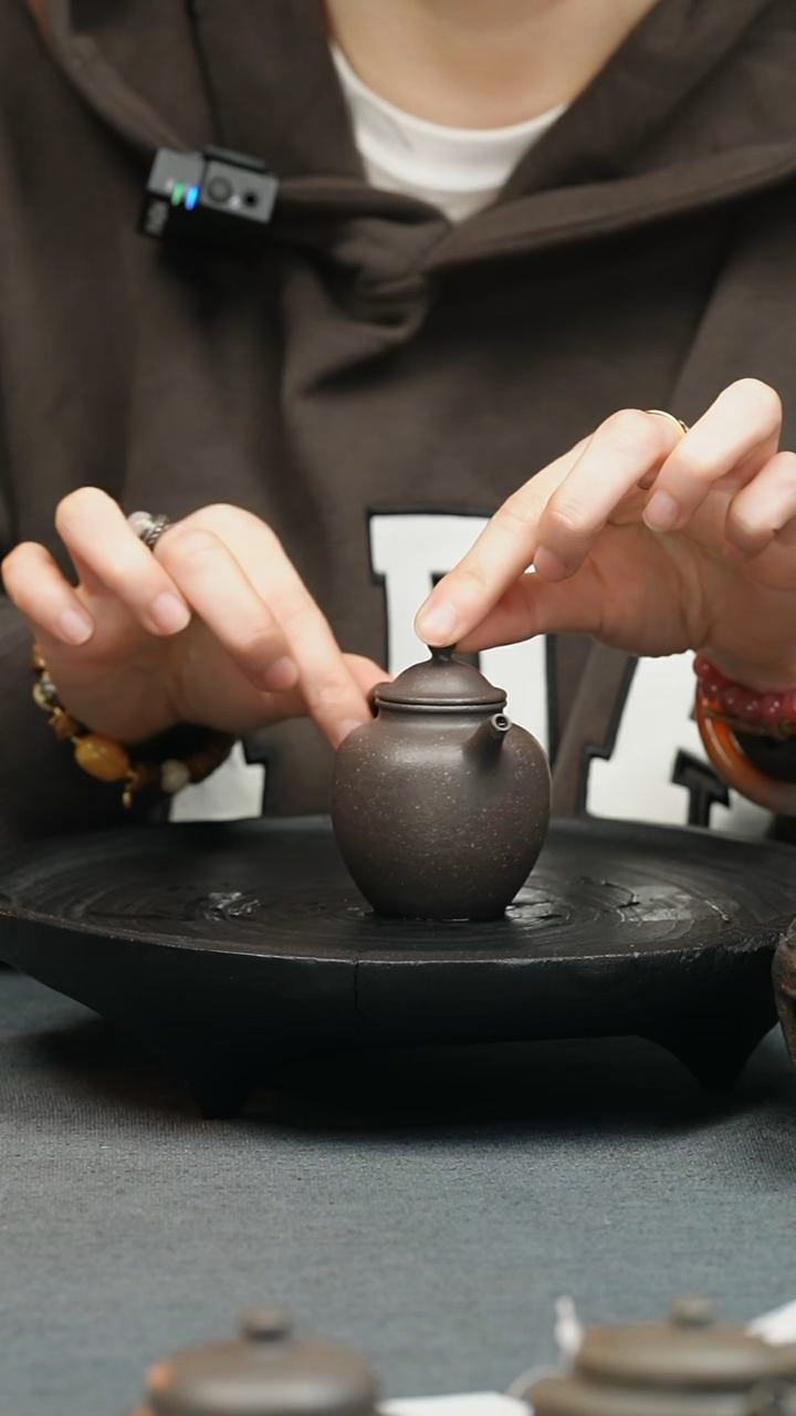 【闪购商品】紫砂茶壶五堂 草阁莲子-手工炼泥