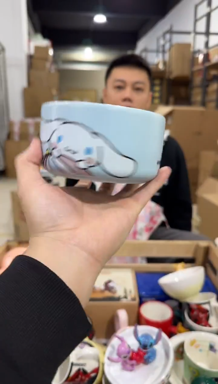 瓷片玉桂狗碗    