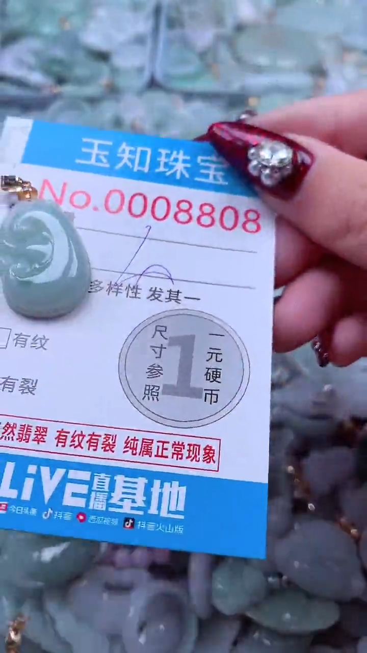 吊坠(不含链)未镶嵌翡翠8808