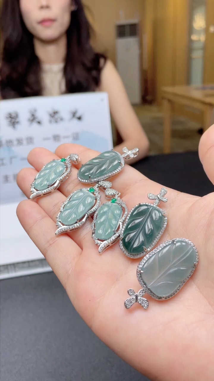 颈饰未镶嵌翡翠多样性发货（只发一件）x4