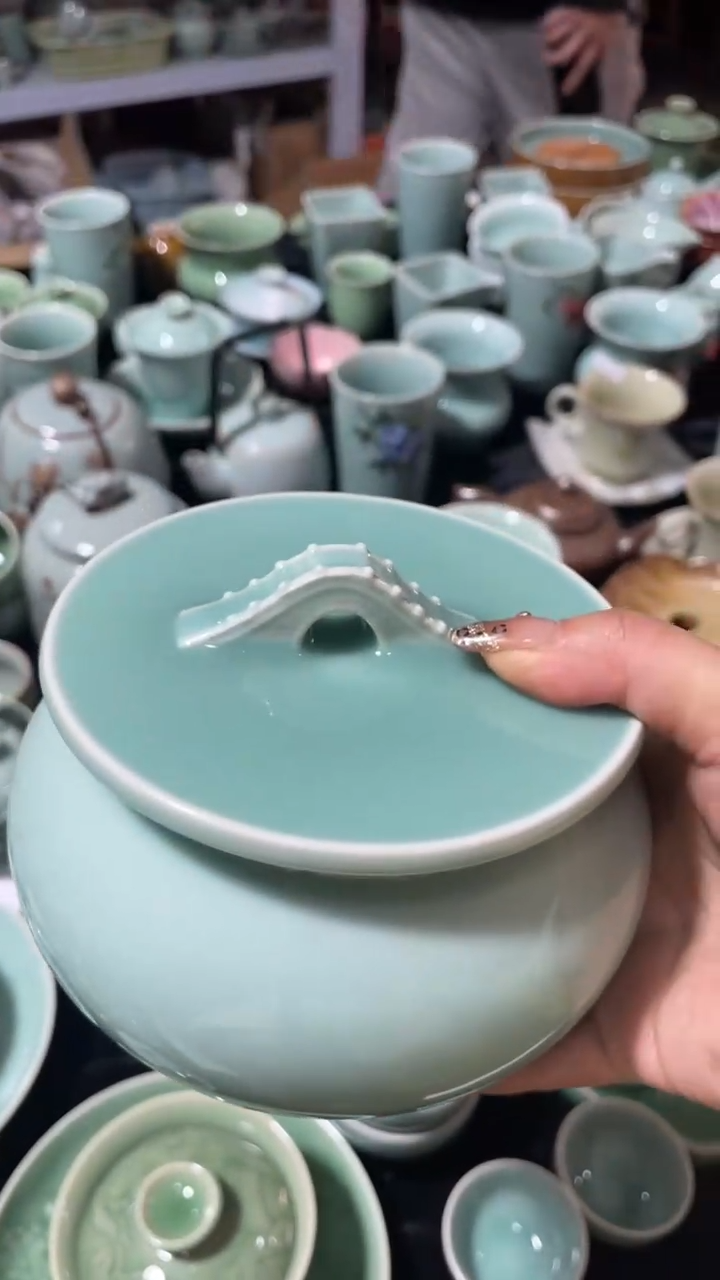 【闪购商品】特价福利 微瑕 慧仙青瓷