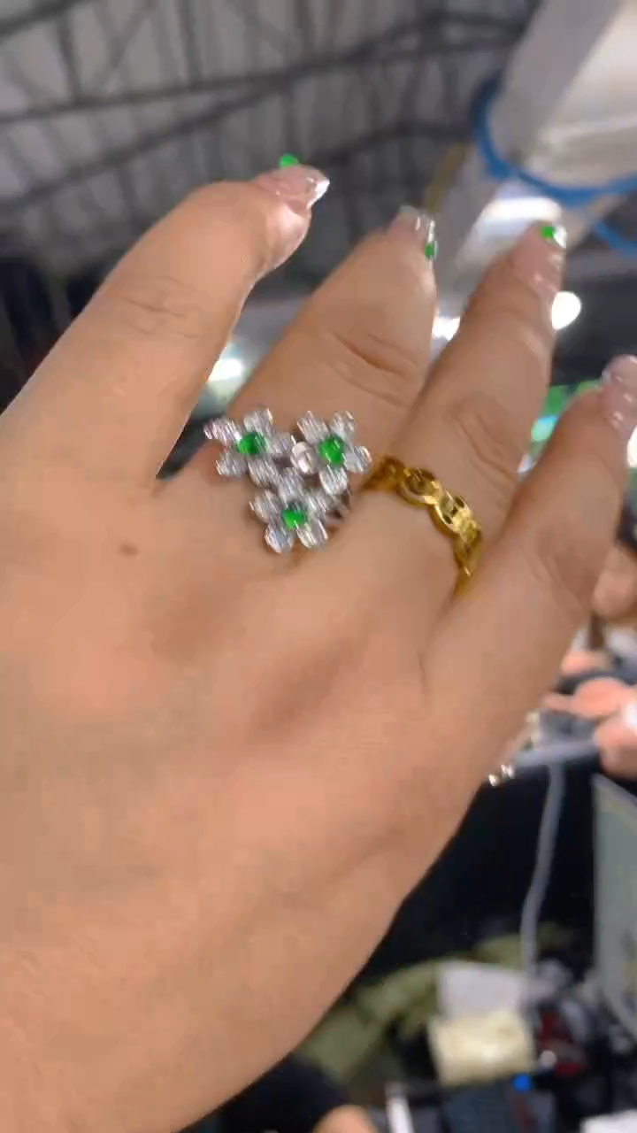 【闪购商品】翡翠戒指未镶嵌0279632360多样性发其一