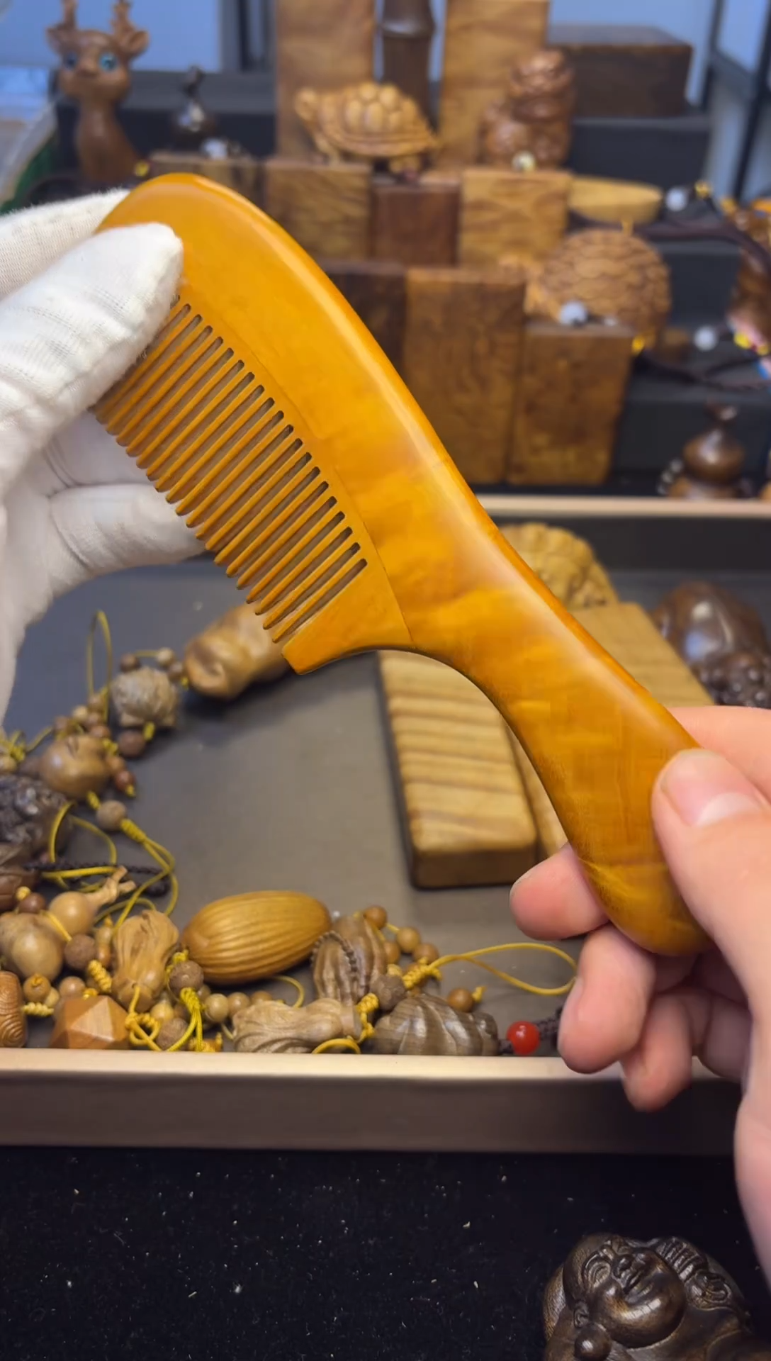 【闪购商品】楠木（金丝楠）其他梳子113