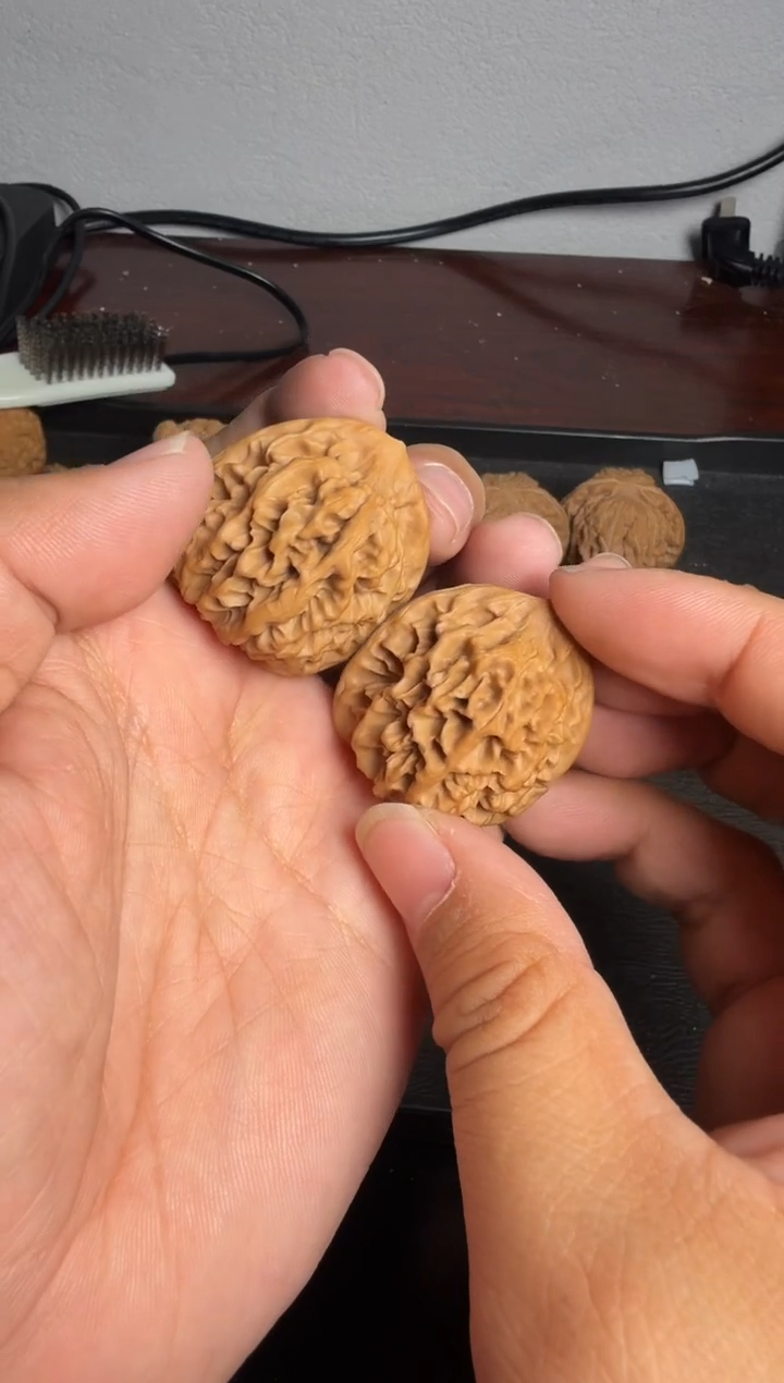 吊坠文玩核桃34.5尺全品秦闷