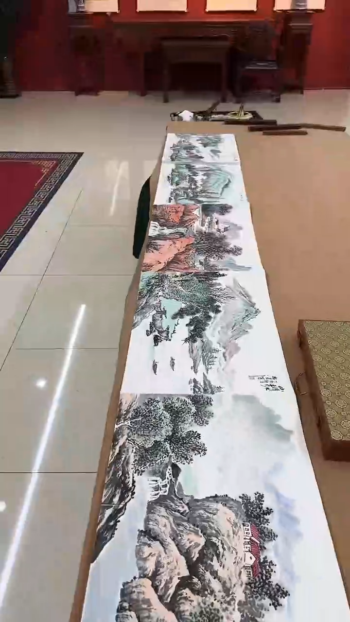 书法豆树隶《精品国画》册页