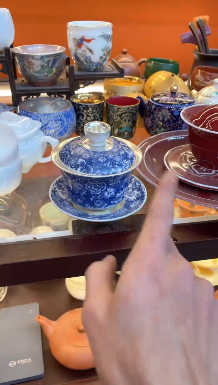 【闪购商品】@@@@@@@@@@万花三才银盖碗