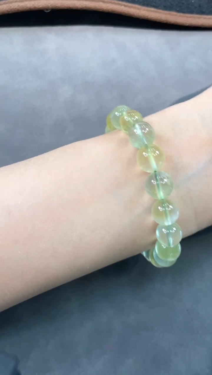 【闪购商品】葡萄石手绳未镶嵌42号葡萄石单圈10.5mm