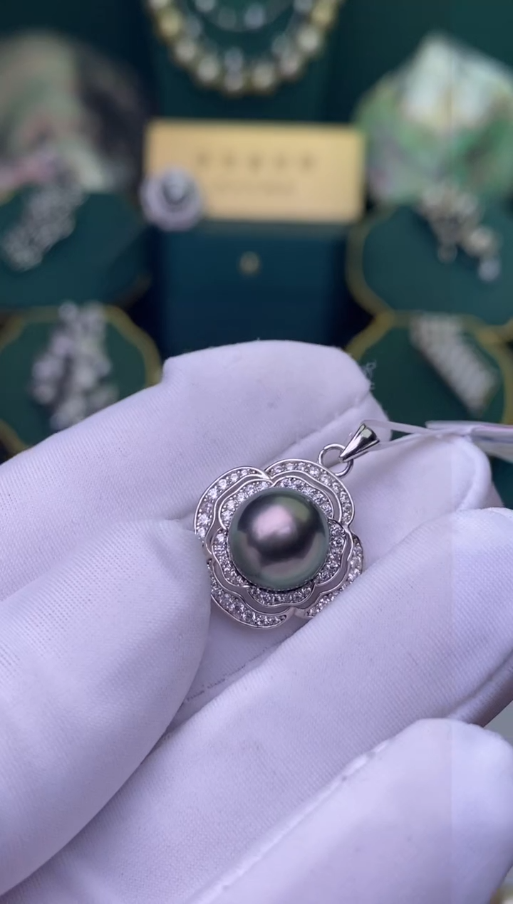 【闪购商品】海水珍珠颈饰银S925镶嵌10-11