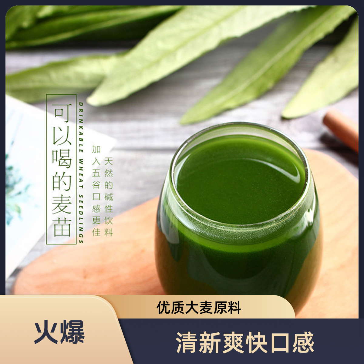 锁丽推荐-大麦若叶青汁散粉700克/包香醇清爽 优质快速食用