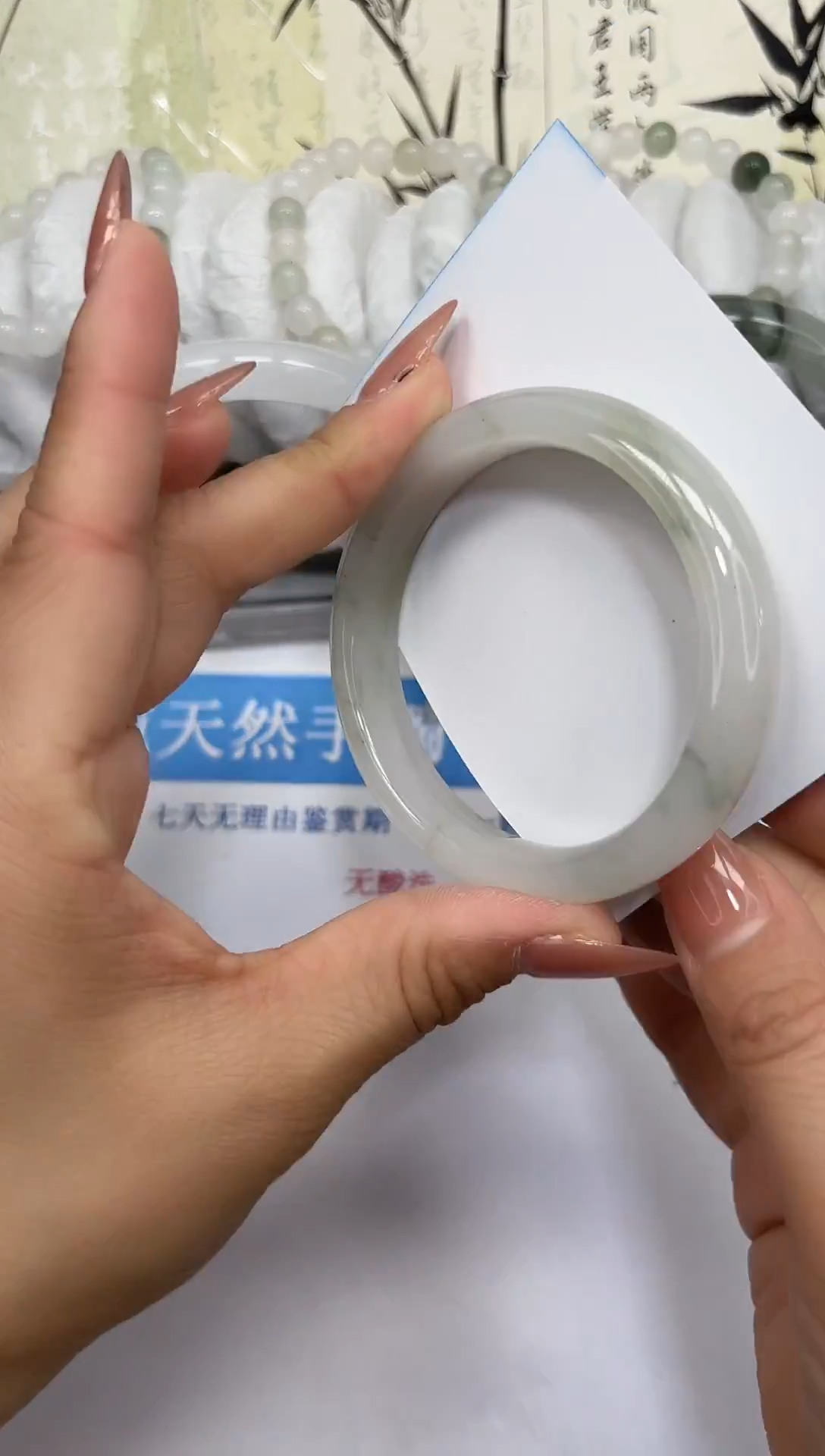 未镶嵌手镯石英质玉A160-55/56/57