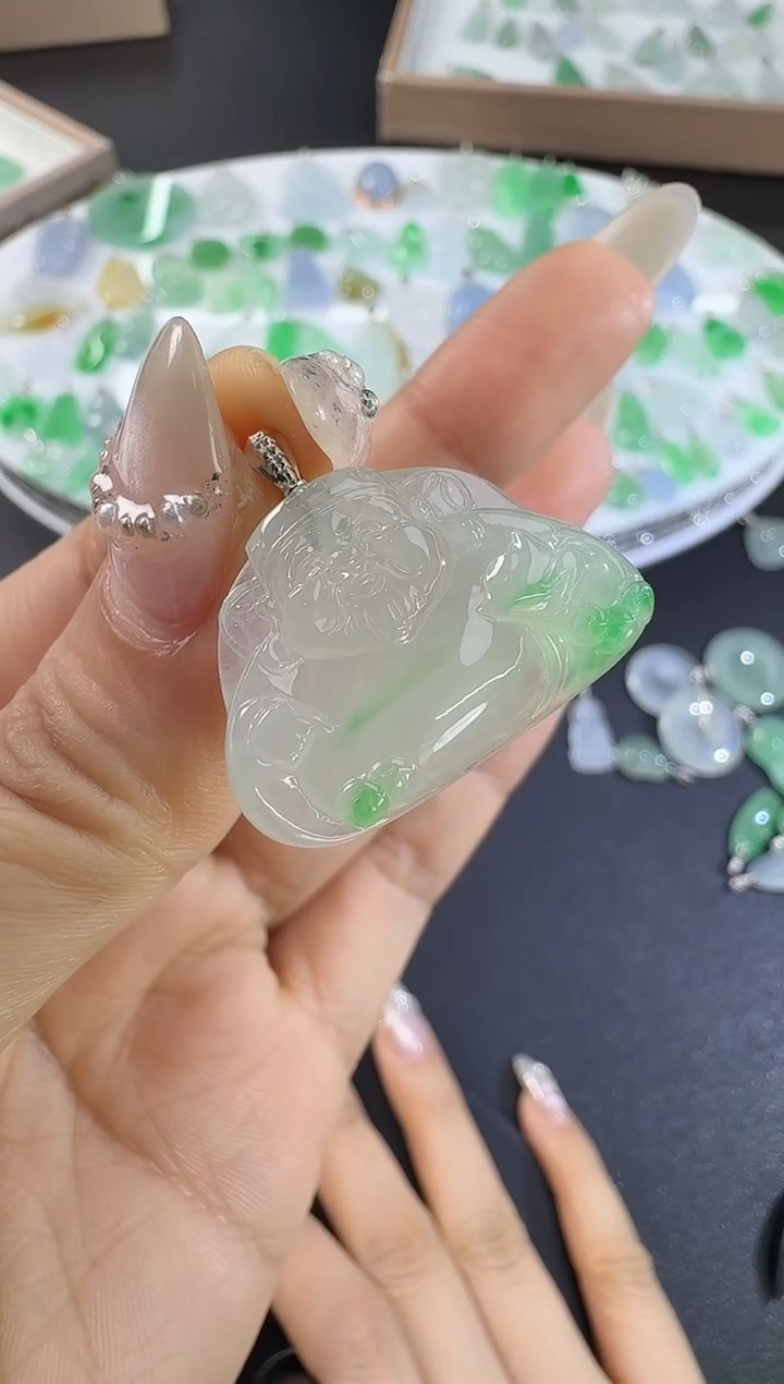 颈饰18K金镶嵌翡翠H1204-1501-559