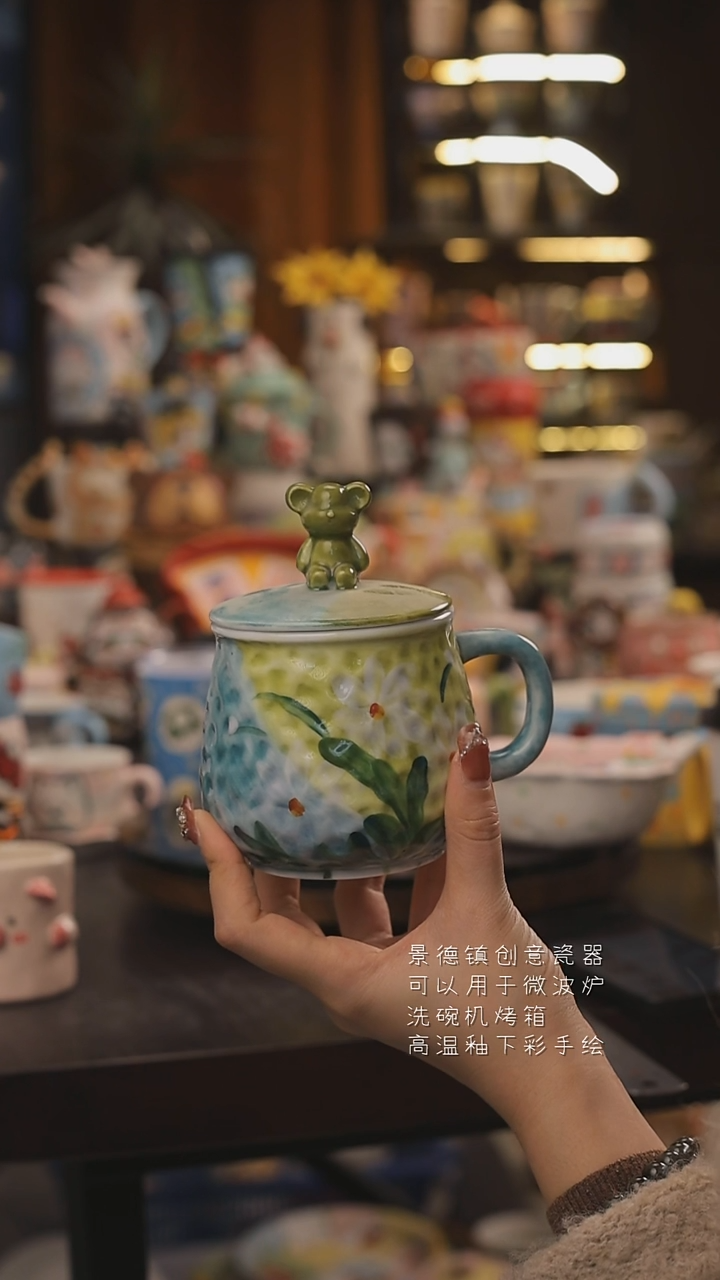 景德镇釉下彩绘设计师款式陶瓷