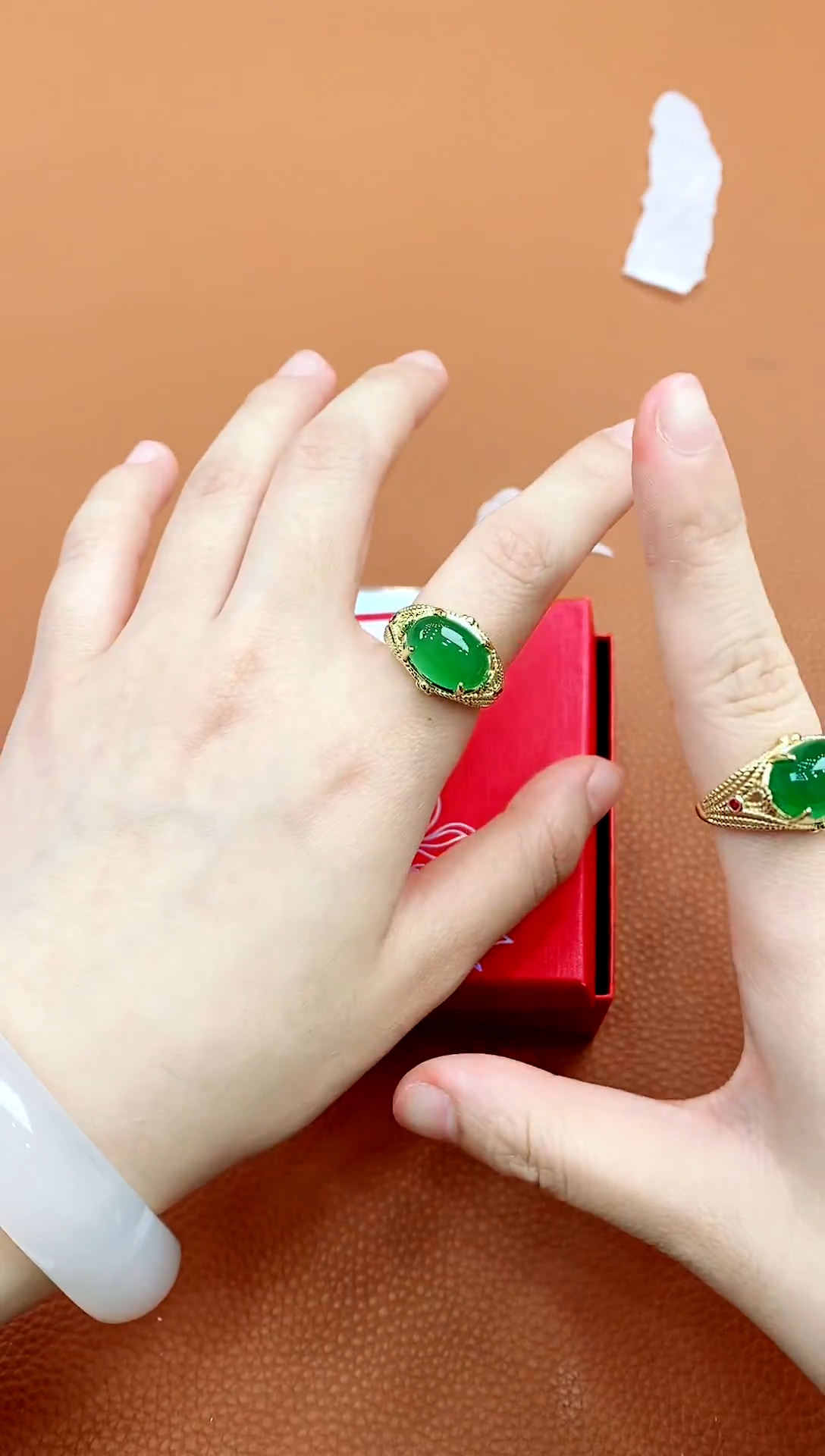 合金戒指玛瑙/玉髓天然精美戒指多样性发其一