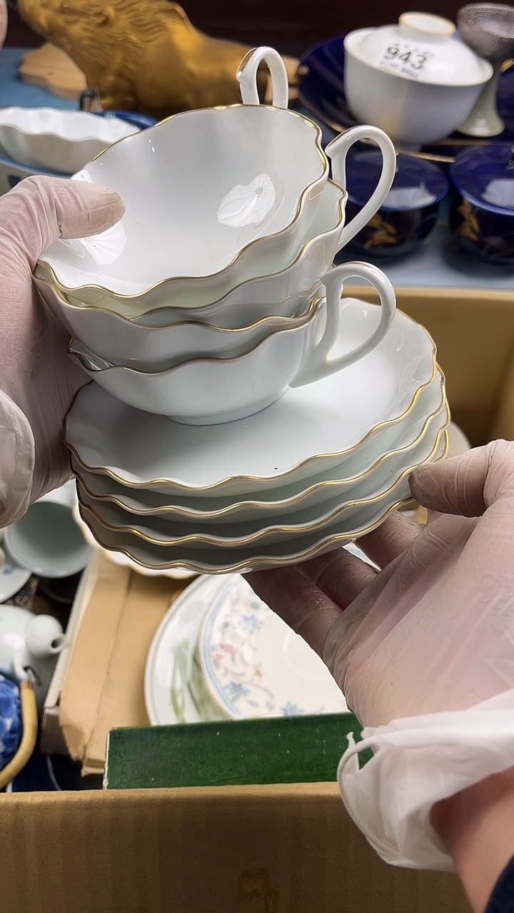 瓷片英歌瓷器满28包邮