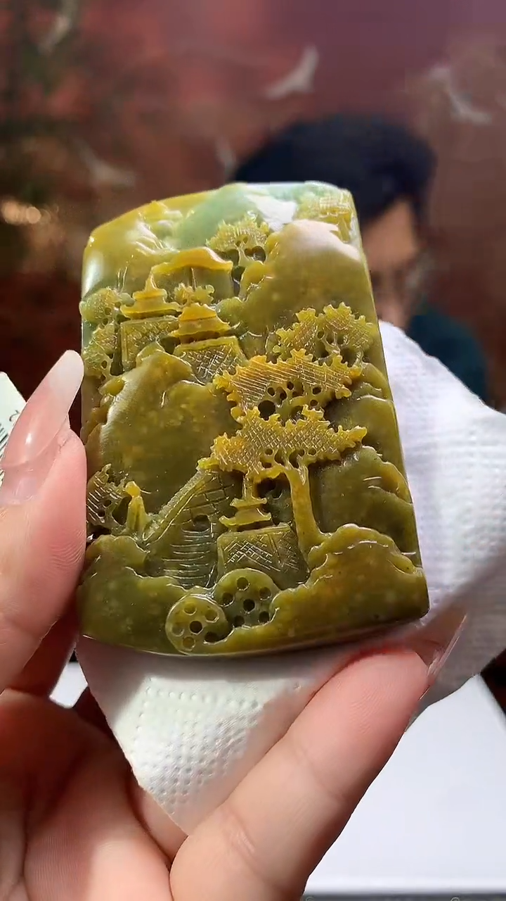 【闪购商品】定制翡翠未镶嵌1002xx-毛货挂件30