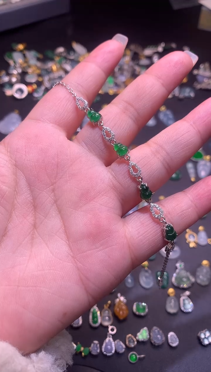 【闪购商品】翡翠吊坠(不含链)银S925镶嵌1