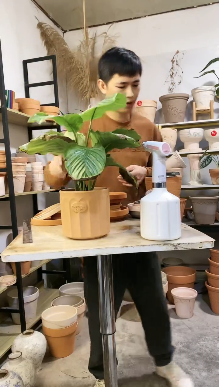 【闪购商品】红陶16*16红陶直筒罗马柱 1盆无托