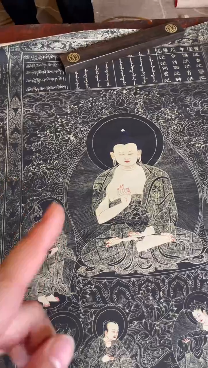 卷轴画手绘唐卡034