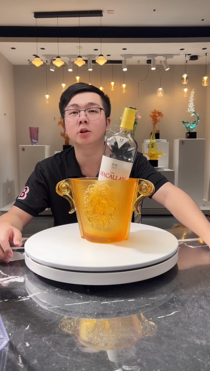 摆件巴比特美学-双面狮摆件