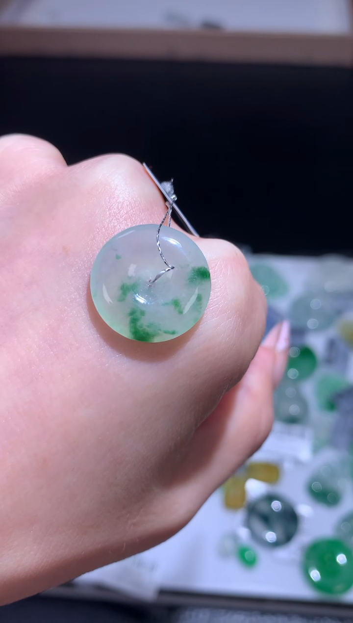 未镶嵌定制翡翠扣子