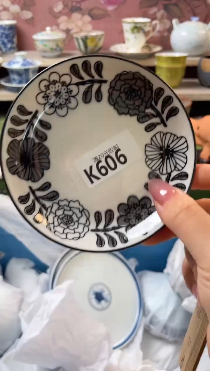 瓷片平**福瓷器瓷器K606