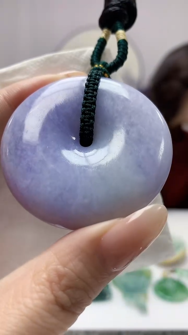 【闪购商品】定制翡翠未镶嵌4829DD-毛货挂件扣子118