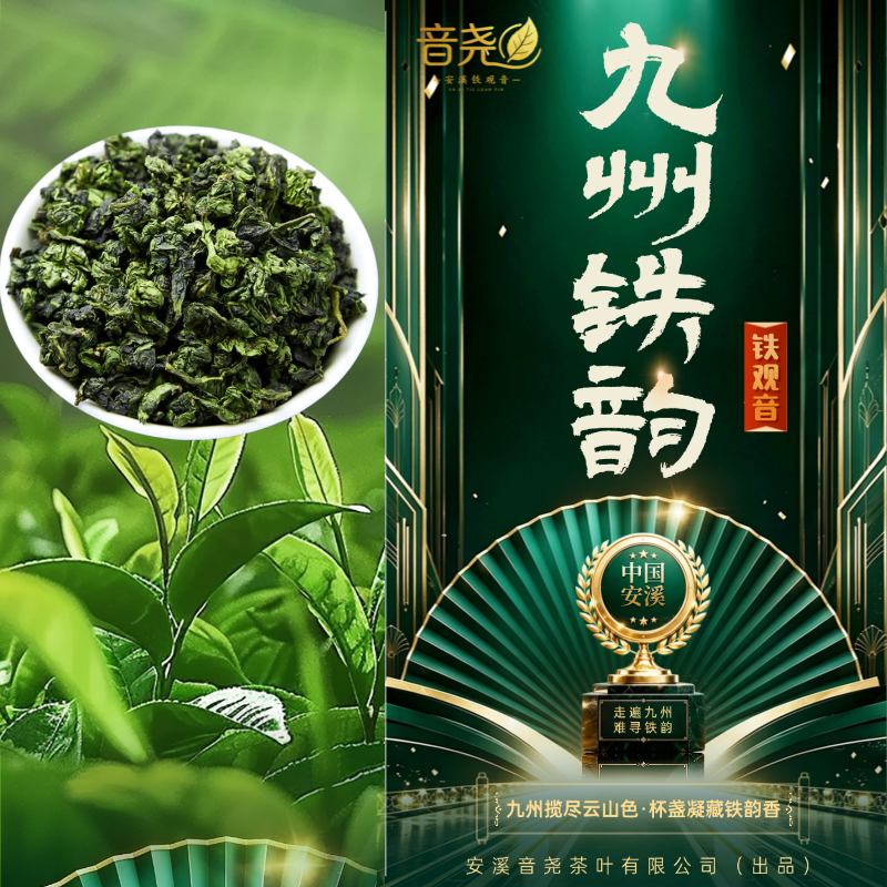 音尧开业庆典【九州铁韵】正宗安溪铁观音 【四盒】